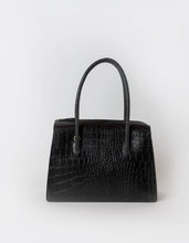 Load image into Gallery viewer, Kate Bag | Black Croco Classic Leather