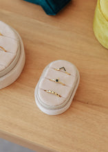 Load image into Gallery viewer, Triangle Ring | Black Lambda Pave