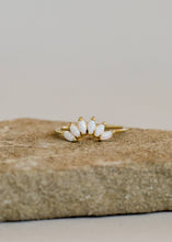 Load image into Gallery viewer, Crown Ring | White Opal