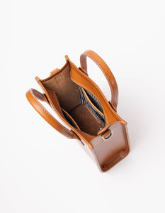 Jackie Mini Bag | Cognac Classic Leather