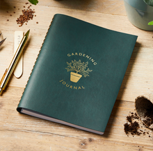 Load image into Gallery viewer, Gardening Journal | Deep Green