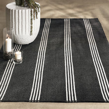 Load image into Gallery viewer, Sorrento Rug | Charcoal & Ivory