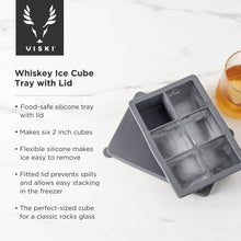 Load image into Gallery viewer, 2" Whiskey Ice Cube Tray w/ Lid