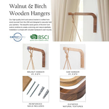 Load image into Gallery viewer, Walnut & Birch Wall Hanger