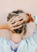 Load image into Gallery viewer, Triangle Ring | White Lambda Pave