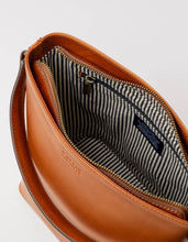 Load image into Gallery viewer, Leather Bobbi Bucket Bag Maxi | Cognac Classic Leather