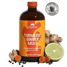 Load image into Gallery viewer, Turmeric Ginger Mule Cocktail + Mocktail Mix