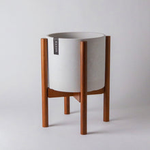 Load image into Gallery viewer, Adjustable Bamboo Plant Stand