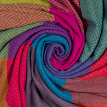 Load image into Gallery viewer, Merino Wool Geo Throw | Brilliant