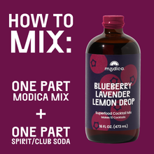 Load image into Gallery viewer, Blueberry Lavender Lemon Drop Cocktail + Mocktail Mix