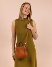 Load image into Gallery viewer, Jackie Mini Bag | Cognac Classic Leather
