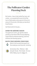 Load image into Gallery viewer, Pollinator Garden Planning Deck