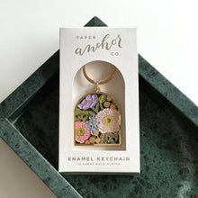 Load image into Gallery viewer, Vibrant Flora Arch Keychain