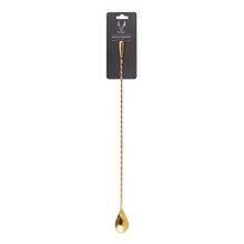 Load image into Gallery viewer, Gold-Plated Weighted Barspoon