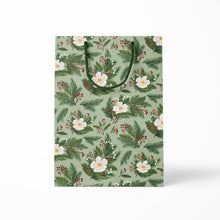 Load image into Gallery viewer, Holiday Floral Gift Bag