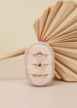 Load image into Gallery viewer, Triangle Ring | Black Lambda Pave