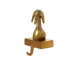 Load image into Gallery viewer, Brass Stocking Holder