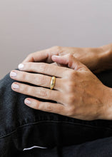 Load image into Gallery viewer, Ridged Gold Rings