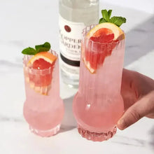 Load image into Gallery viewer, Art Deco Crystal Highball Glasses