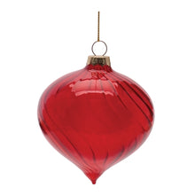 Load image into Gallery viewer, Red Swirl Ornament