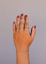 Load image into Gallery viewer, Baguette Drop Bracelet |  Champagne