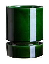 Load image into Gallery viewer, Hoff Glazed Planter | Emerald Green