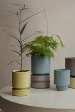 Load image into Gallery viewer, Hoff Glazed Planter | Misty Blue