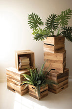 Load image into Gallery viewer, Recycled Pine Crate | Set of 6