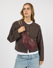Load image into Gallery viewer, Drew Bum Bag | Dark Cherry Soft Grain Leather
