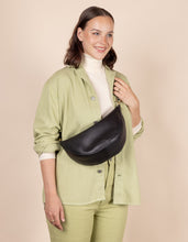 Load image into Gallery viewer, Leo Bag | Black Soft Grain Leather