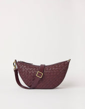 Load image into Gallery viewer, Leo Woven Midi | Dark Cherry Soft Grain Leather