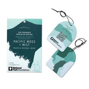 Olympic Car Fragrance l Pacific Moss + Mist