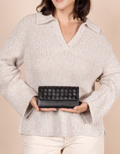 Load image into Gallery viewer, Pau's Pouch | Black Woven Leather