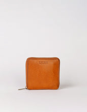 Load image into Gallery viewer, Sonny Square Wallet l Cognac Stromboli Leather