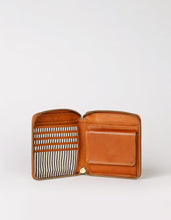 Load image into Gallery viewer, Sonny Square Wallet l Cognac Stromboli Leather