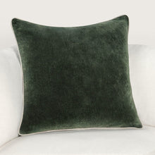 Load image into Gallery viewer, Heirloom Velvet Pillow | Forest Green