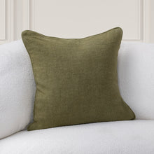 Load image into Gallery viewer, Bedford Linen Pillow | Olive