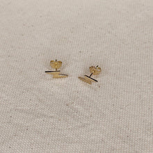 Load image into Gallery viewer, Mini Lightning Bolt Stud Earrings