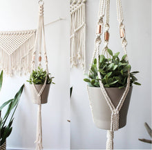 Load image into Gallery viewer, Macrame Plant Hanger | Copper Accent