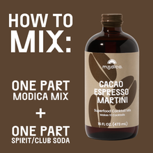 Load image into Gallery viewer, Cacao Espresso Martini Cocktail + Mocktail Mix