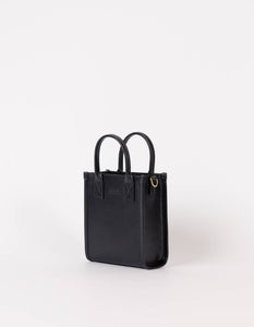 Jackie Mini Bag | Black Classic Leather