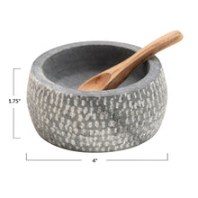 Load image into Gallery viewer, Granite Salt Cellar with Spoon
