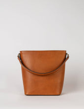 Load image into Gallery viewer, Leather Bobbi Bucket Bag Maxi | Cognac Classic Leather