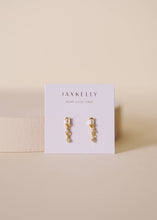 Load image into Gallery viewer, Mini Baguette Drop Earring | White