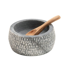 Load image into Gallery viewer, Granite Salt Cellar with Spoon

