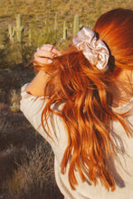 Load image into Gallery viewer, Latte Satin Jumbo Scrunchie