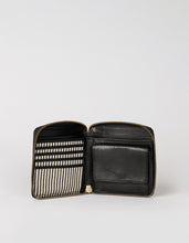 Load image into Gallery viewer, Sonny Square Wallet l Black Stromboli Leather