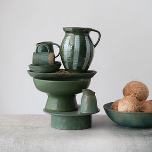 Emerald Stoneware Bowl