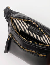 Load image into Gallery viewer, Beck's Bum Bag | Black Vegan Leather