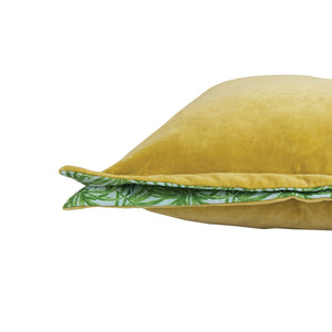 Velvet Pillow with Palm Gusset